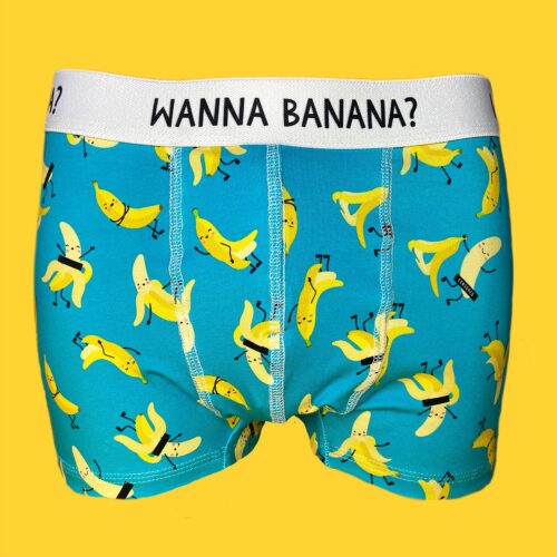 Wanna banana? – Bokserki z bawełny – męskie