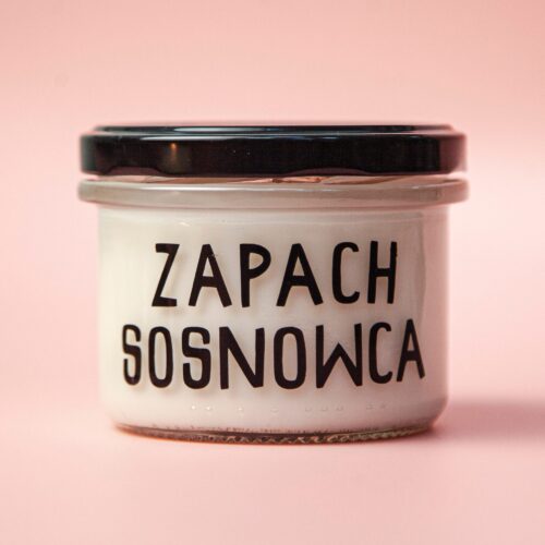 ZAPACH SOSNOWCA – ręcznie robiona świeczka sojowa