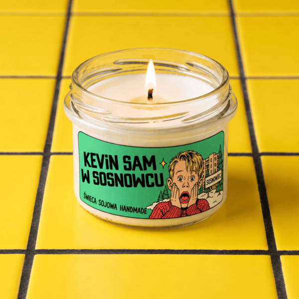 KEVIN KEVIN SAM W SOSNOWCU - ręcznie robiona świeczka sojowa
