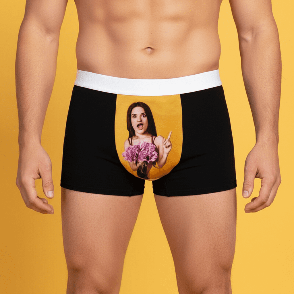 Majtki męskie z Twoim zdjęciem - bawełniane - obrazek 2