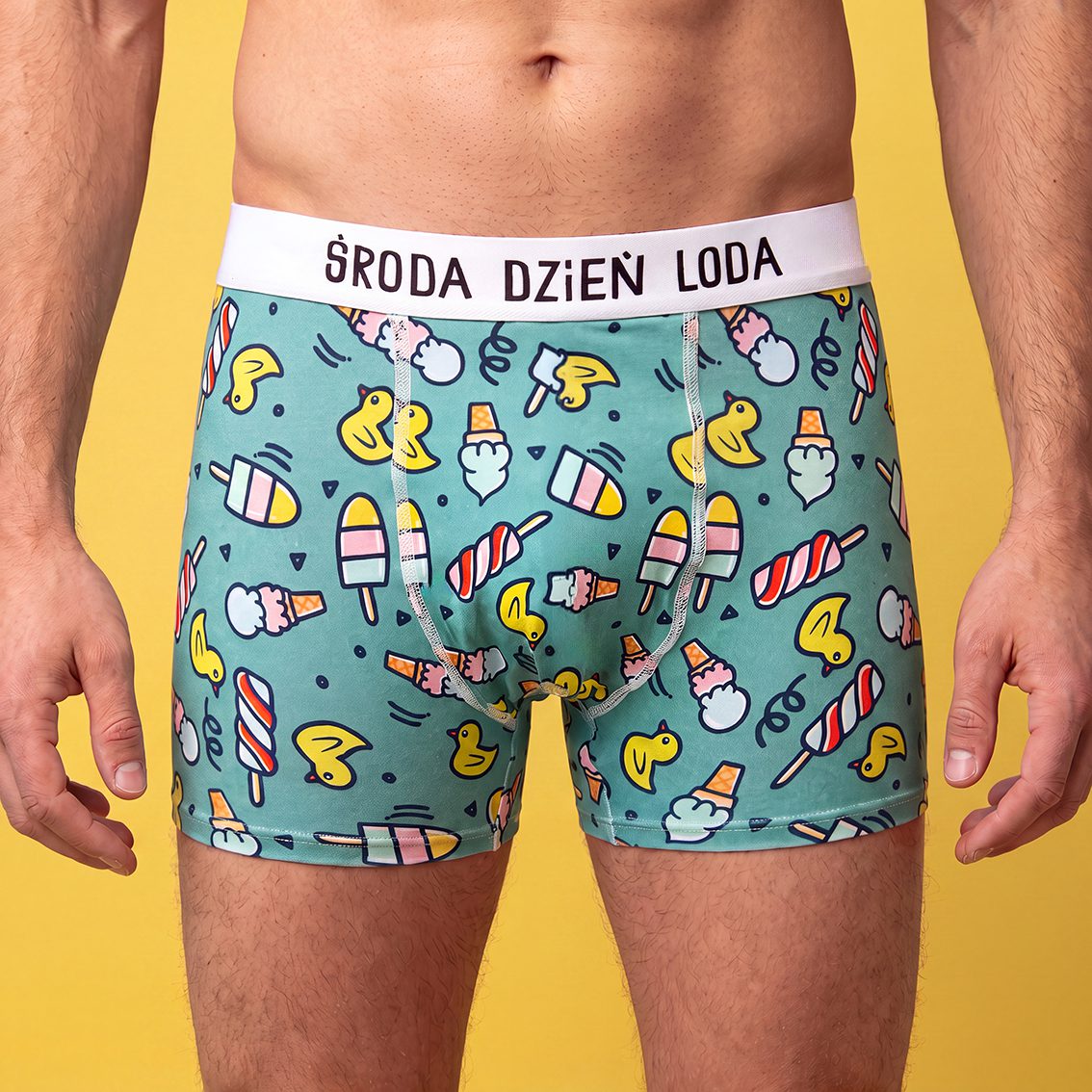 Środa Dzień Loda - Bokserki - Kaczuszki