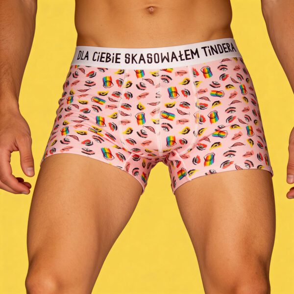 Zestaw dla PAR – TINDER – Figi + Bokserki + Świeczka