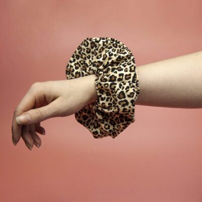 Duża gumka – crunchie – panterka