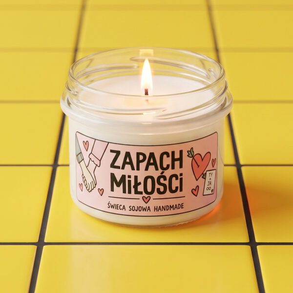 ZAPACH MIŁOŚCI – ręcznie robiona świeczka sojowa
