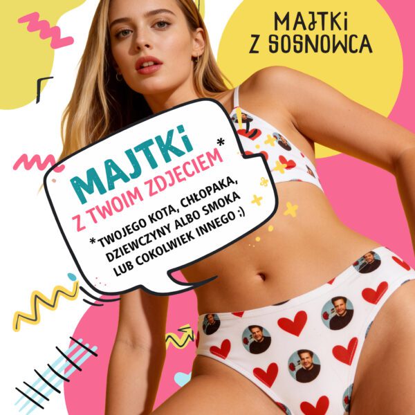 Majtki damskie z Twoim zdjęciem