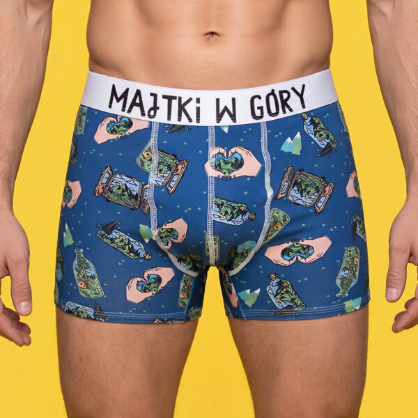 Majtki w góry – bokserki bawełniane – Górska przygoda