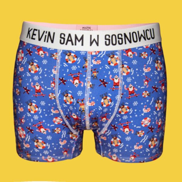 Kevin Sam w Sosnowcu – Bokserki z bawełny – mikołaje