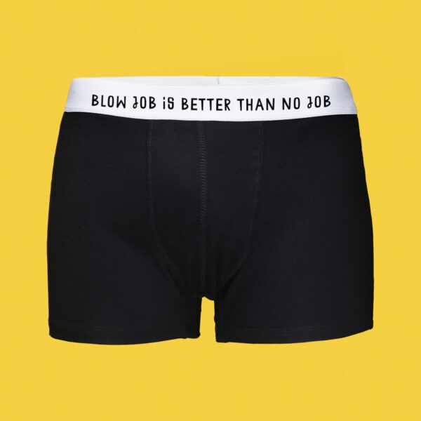BLOW JOB IS BETER THAN NO JOB – bokserki bambusowe męskie