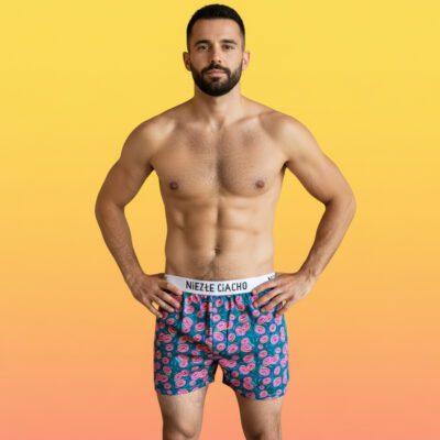Niezłe ciacho – luźne szorty 100% bawełna – Pączki