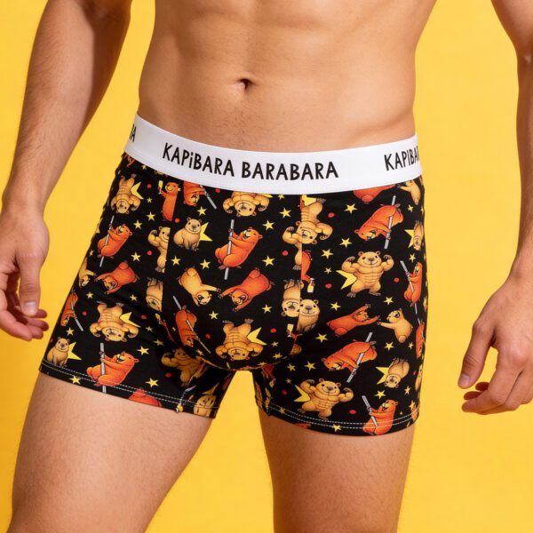 Kapibara Barabara – Bokserki z bawełny
