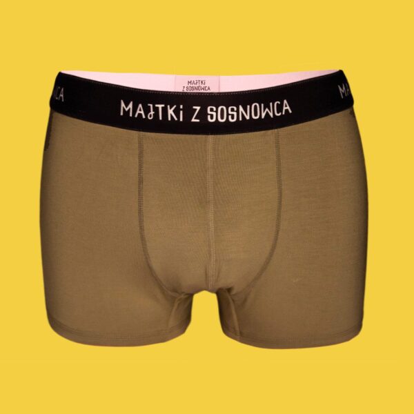 Majtki z Sosnowca – bambusowe męskie – Khaki