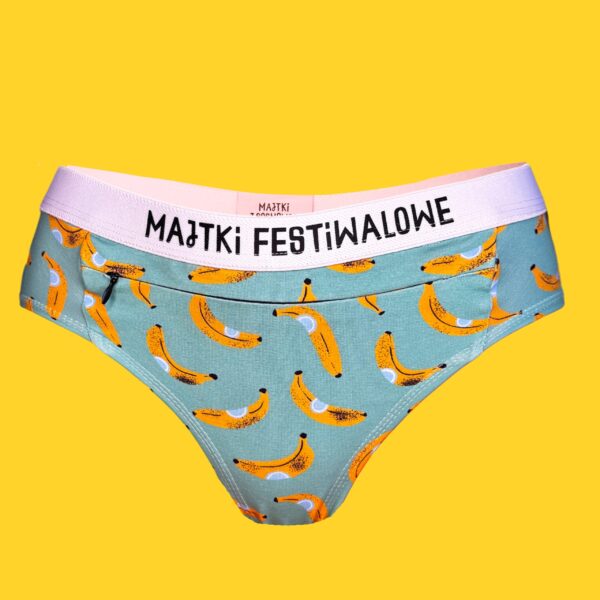 Majtki z sekretną kieszonką – damskie – FESTiwalowe banany