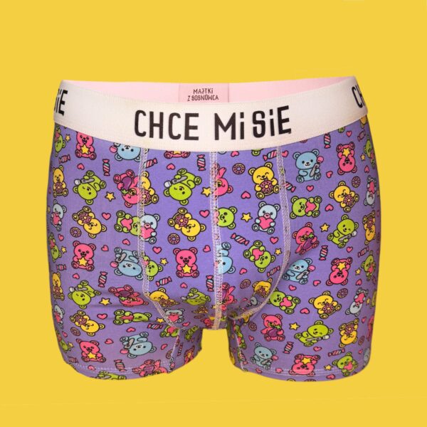 Chce mi się – Bokserki z bawełny – miśki
