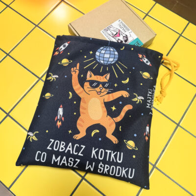 Woreczek Prezentowy - Zobacz kotku co masz w środku