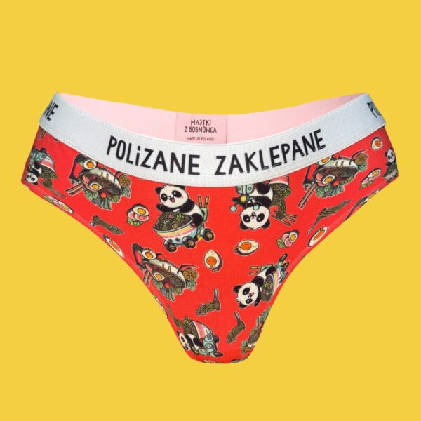 Polizane zaklepane – figi bawełniane damskie