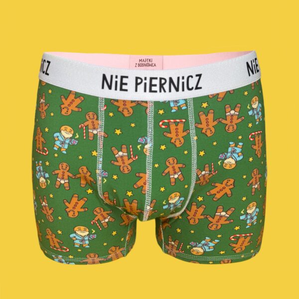 Nie piernicz – Bokserki z bawełny – zielone