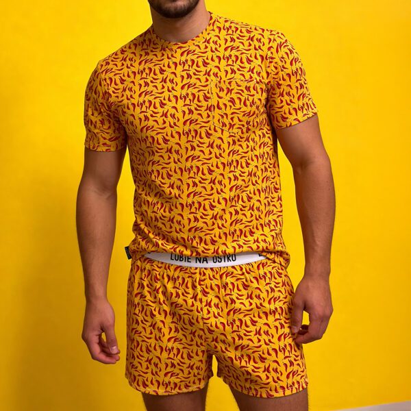 Piżama męska – Lubię na Ostro – Papryczki