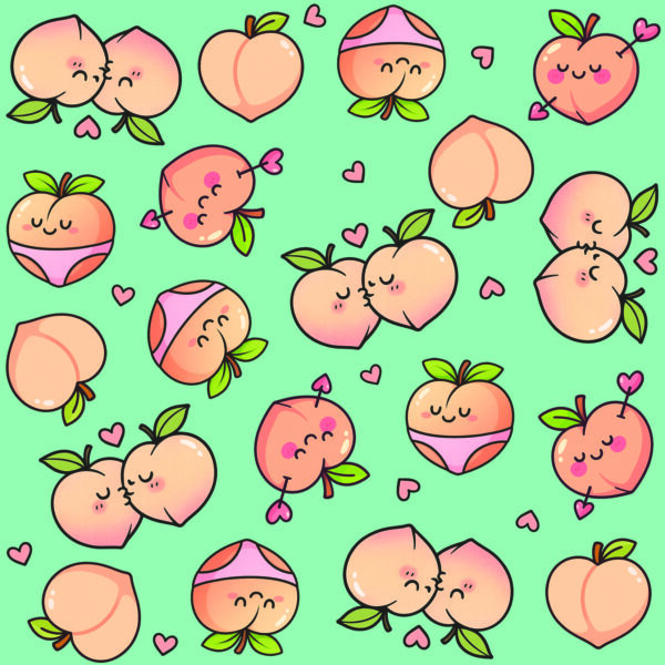 Piżama damska – Słodka jak brzoskwinka