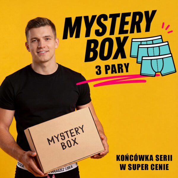 MYSTERY BOX – zestaw niespodzianka – 3 pary MĘSKIE