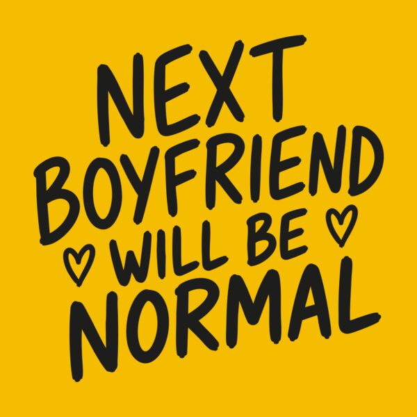Next Boyfriend will be normal – majtki bambusowe – falbanki czarne