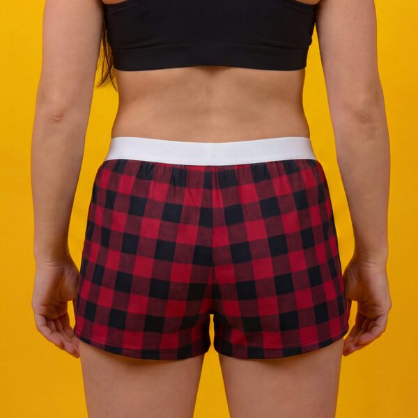 Gacie po chacie – flanelowe – szorty damskie