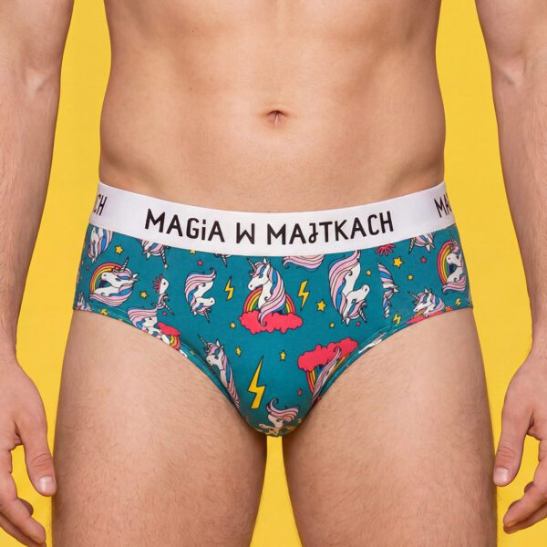 Stringi męskie - Magia w majtkach - jednorożce