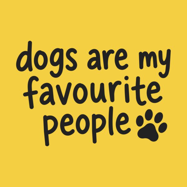 dogs are my favourite people – majtki bambusowe – falbanki – czarne