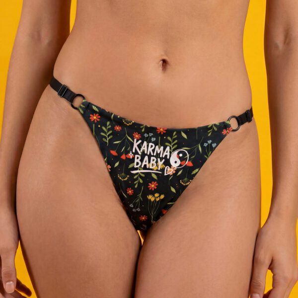 STRINGI bawełniane - z regulacją po bokach - karma baby