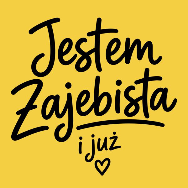 Jestem zajebista i już! – majtki bambusowe – falbanki – białe