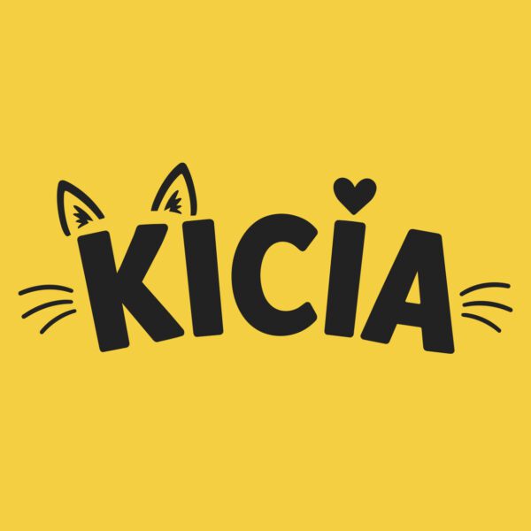 Kicia – majtki bambusowe – falbanki – czarne